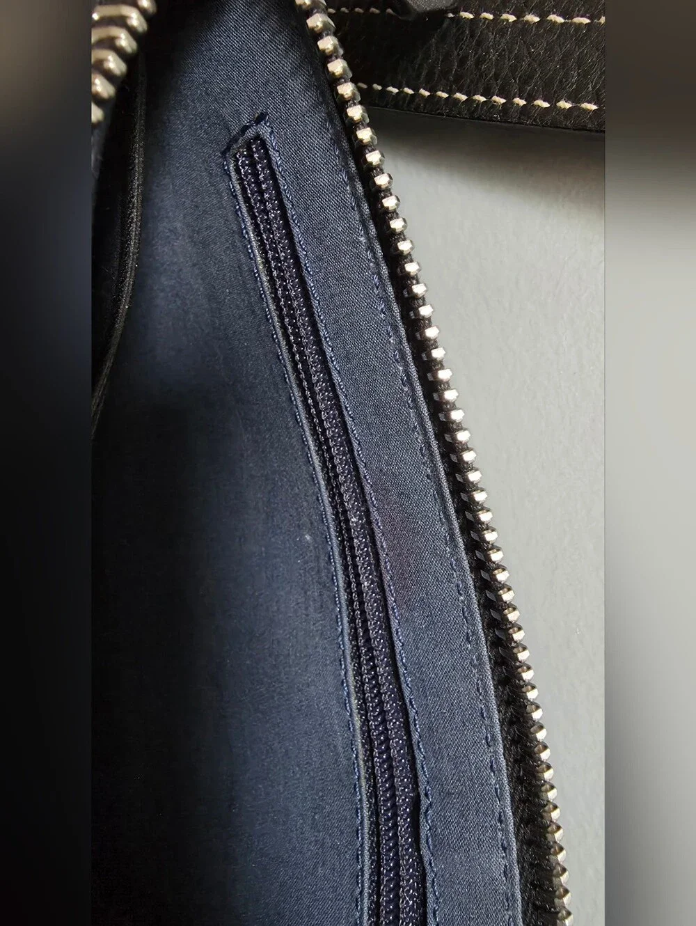 Dooney & Bourke Black Pebbled Leather Crossbody Pouch Bag